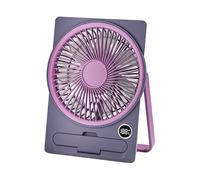 Ventilatore da scrivania, ventilatore da scrivania, silenzioso, strumento di raffreddamento elettrico USB portatile, per ufficio, dormitorio, cucina, studente, display avanzato