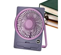 Ventilatore Da Scrivania, Ventilatore Da Tavolo | Strumento Di Raffreddamento Personale Elettrico Con Display Digitale LCD Alimentato Da USB Appeso E In Piedi Per