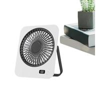 Ventilatore da scrivania - Ventilatore di raffreddamento da tavolo | Batteria da 1200 mAh Configurazione a 5 velocità Dispositivo di raffreddamento portatile per uomini Donne Intere Esperte p