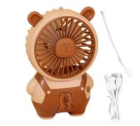 Ventilatore Da Scrivania - Ventilatore Manuale Personale - Dispositivo Elettrico Rinfrescante A Basso Rumore Design Capibara Per Interni E Esterni | Avventura Uso Esterno Ventilata