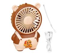 Ventilatore Da Scrivania - Ventilatore Manuale Personale - Dispositivo Elettrico Rinfrescante A Basso Rumore Design Capibara Per Interni E Esterni | Avventura Uso Esterno Ventilata