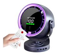 Ventilatore da scrivania - Ventilatore portatile con telecomando, a basso rumore, per l'uso in camera da letto, casa, campeggio, ufficio, spazi ridotti, estate e clima caldo