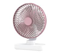 Ventilatore da Scrivania, Ventilatore Rinfrescante Oscillante, 4 Velocità Regolabili Leggero ed Efficiente, Ideale per Avventure Esterni Campeggio Spiaggia e Viaggi