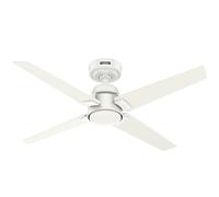112cm Ventilatore da Soffitto con Telecomando Cordelia Bianco Senza Luce [EEK: Inaditato]