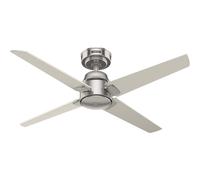 Ventilatore Da Soffitto Cordelia Nickel Con Telecomando 112CM Senza Luce [EEK: Inaditato]