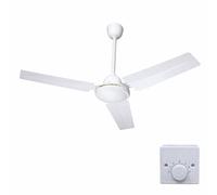 Kasart Ventilatore da soffitto 3 Pale, Diametro 140cm, 5 velocità