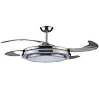 Ventilatore da soffitto 4 pale a scomparsa richiudibili DCG VECRD47TL con luce e telecomando