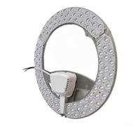 Ventilatore da soffitto a LED, 310 mm, montaggio magnetico, in alluminio, LED, per plafoniera, durevole, modulo di luce magnetico per ventilatore, semplice modulo di ricambio LED da 310 mm, 50.000 h