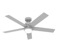 Ventilatore Da Soffitto A LED Con Telecomando 132Cm Giannis Grigio 3 Livelli [EEK: Inaditato]