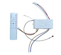 Ventilatore da soffitto a LED con telecomando a 6 velocità e controllo dimmerabile per un migliore flusso d'aria in qualsiasi stanza (testa agitante offline)