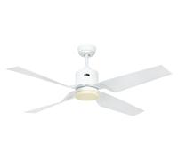 Ventilatore da soffitto a LED con telecomando Eco Dynamix bianco ventola a ri... [EEK: D]