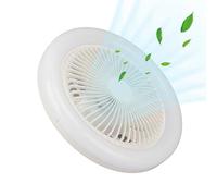 Ventilatore da Soffitto a LED da 9,8 Pollici con Luci, Plafoniera da 30 W E27 con Ventola con Regolazione a 3 Livelli, Lampada da Soffitto con Piccolo Ventilatore Elettrico