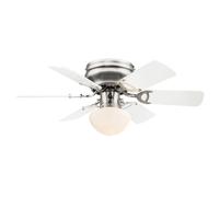 Ventilatore da Soffitto Lampada Telecomando Regolabile Dx Linkslauf LED D 76 CM