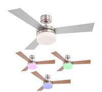 Soffitto LED RGB Ventilatore Ventola Riscaldatore Ufficio Lampada Telecomando [EEK: F]