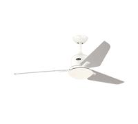 CasaFan Eco Aviatos Ventilatore da Soffitto Con Luce 132 cm Bianco/Silver [EEK: Non valutato]