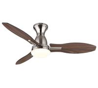 Ventilatore da Soffitto Lampada LED Pale Reversibile Telecomando Ritorno 107cm [EEK: Inaditato]