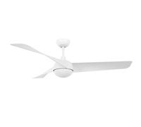 LUCCI AIR DC Osprey Ventilatore da soffitto bianco con LED