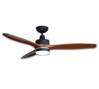 Ventilatore da soffitto a risparmio energetico Notos 132 cm con luce LED e telec