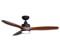 Pepeo Ventilatore da soffitto a risparmio energetico Notos 132 cm con luce LED e telecomando