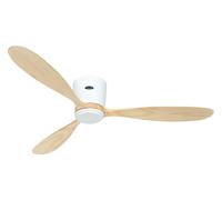 Ventilatore da soffitto a risparmio energetico piatto Plano Wood WiFi bianco ...