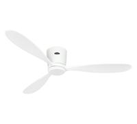 Ventilatore da soffitto a risparmio energetico piatto Plano Wood WiFi bianco ... [EEK: Non valutato]