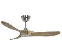 Ventilatore da soffitto a risparmio energetico + telecomando Genuino DC cromo...