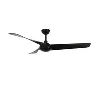 LUCCI AIR DC Osprey Ventilatore da soffitto nero con LED
