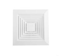 Ventilatore da soffitto ad alta efficienza energetica con design integrato per una ventilazione silenziosa e potente negli spazi domestici (20 x 20 cm)