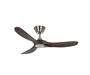 Ventilatore da soffitto CasaFan 312215 Eco Genuino 122cm 7W legno noce cromato