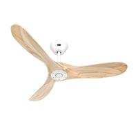 Ventilatore da soffitto CasaFan 312219 Eco Genuino 122cm Legno Bianco Telecomando