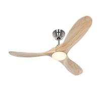 Ventilatore da soffitto CasaFan 312260 Eco Genuino 152cm luce telecomando legno/cromo