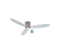 CasaFan Ventilatore da soffitto intelligente Eco Plano II, Ø 132 cm, argento, DC CASAFAN