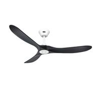 Ventilatore da soffitto CasaFan 315229 Eco Genuino 152cm 14W Nero Bianco con telecomando
