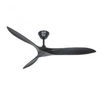 Ventilatore da soffitto CasaFan Eco Airscrew DC 152 cm nero opaco telecomando