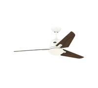 Ventilatore da soffitto CasaFan Eco Aviatos 132 con luce LED 24W bianco/nogal