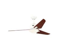 Ventilatore da soffitto CasaFan Eco Aviatos DC con luce e telecomando bianco/ciliegio
