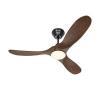 Ventilatore da soffitto CasaFan Eco Genuino-L 122 MS-NB LED 122cm Noce