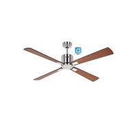 Ventilatore da soffitto CasaFan Eco Neo III 132 cm WiFi cromo/nero/teak