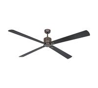 CasaFan Eco Neo III BZ-SW/TK Ventilatore da Soffitto con Controllo Luce Motore e Pale Reversibili 28W