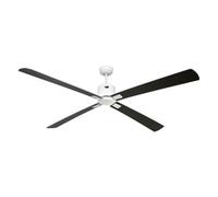 Ventilatore da soffitto CasaFan Eco Neo III WE-WN/SI motore 28W pale reversibili