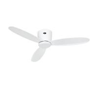 Ventilatore da soffitto CasaFan Eco Plano II WE-WE bianco con luce e telecomando