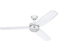 Ventilatore da Soffitto CASAFAN NIGHT FLIGHT 132, Ventilatore senza Luce con Telecomando, CasaFan
