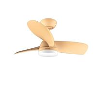 Cecotec - Ventilatore da Soffitto con luce EnergySilence Aero 3050 Orange, 35 W, motore DC, diametro 92 cm con luce LED, telecomando, timer, 6 velocità e 3 lame