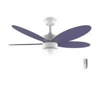 Cecotec Ventilatore da soffitto con luce EnergySilence Aero 4260 Purple. 40 W, motore DC, diametro 42" con 5 pale reversibili, luce LED, telecomando, timer, 6 velocità