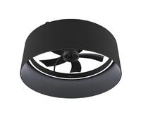 Ventilatore da Soffitto Cecotec con Luce EnergySilence LampAero 650 Design Nero con Telecomando. Motore DC, 20W, LED 45W