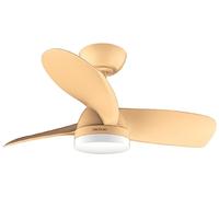 Cecotec - Ventilatore da Soffitto con luce EnergySilence Aero 3050 Orange, 35 W, motore DC, diametro 92 cm con luce LED, telecomando, timer, 6 velocità e 3 lame