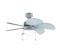 Cecotec - Ventilatore da Soffitto con luce EnergySilence Aero 3600 Vision Full Sky, 50 W, Diametro 92 cm, 3 Velocità, 6 Lame Reversibili, Inverno-Estate, Utilizzo Facile, Interruttore a Catena