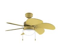 Ventilatore da soffitto Cecotec EnergySilence Aero 3600 Vision Full Yellow con luce 50W gialla