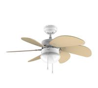 Ventilatore da soffitto Cecotec EnergySilence Aero 3600 Vision SunLight 50W luce 6 pale reversibili