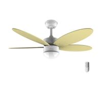 Ventilatore da soffitto Cecotec EnergySilence Aero 4260 LED 40W motore DC 5 pale giallo